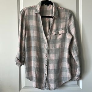 Grey and Pink Plaid